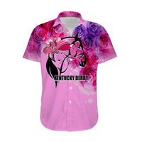 Kentucky Horse Racing Hawaiian Shirt Derby Girl Pink Style LT6 - Wonder Print Shop