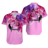 Kentucky Horse Racing Hawaiian Shirt Derby Girl Pink Style LT6 - Wonder Print Shop