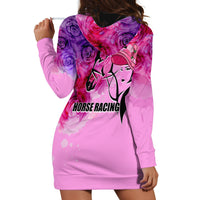 Kentucky Horse Racing Hoodie Dress Derby Girl Pink Style LT6 - Wonder Print Shop