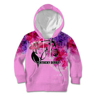 Kentucky Horse Racing Kid Hoodie Derby Girl Pink Style LT6 - Wonder Print Shop