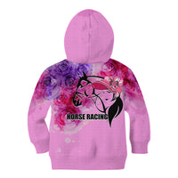 Kentucky Horse Racing Kid Hoodie Derby Girl Pink Style LT6 - Wonder Print Shop