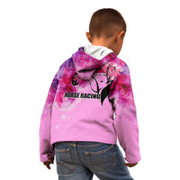 Kentucky Horse Racing Kid Hoodie Derby Girl Pink Style LT6 - Wonder Print Shop