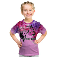 Kentucky Horse Racing Kid T Shirt Derby Girl Pink Style LT6 - Wonder Print Shop