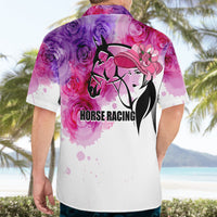 Kentucky Horse Racing Hawaiian Shirt Derby Girl LT6 - Wonder Print Shop