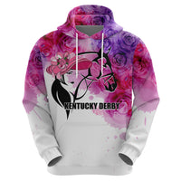 Kentucky Horse Racing Hoodie Derby Girl LT6 - Wonder Print Shop