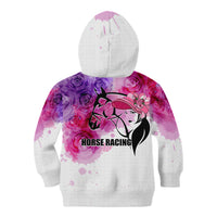 Kentucky Horse Racing Kid Hoodie Derby Girl LT6 - Wonder Print Shop