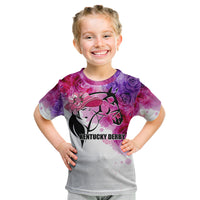 Kentucky Horse Racing Kid T Shirt Derby Girl LT6 - Wonder Print Shop