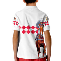 Kentucky Horse Racing Polo Shirt for Kid LT6 - Wonder Print Shop