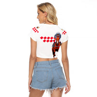 Kentucky Horse Racing Raglan Cropped T Shirt LT6 - Wonder Print Shop