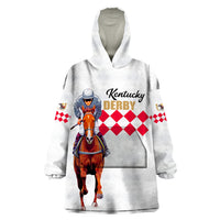 Kentucky Horse Racing Wearable Blanket Hoodie LT6 - Wonder Print Shop