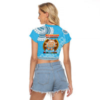 Fiji Raglan Cropped T Shirt Melanesian Festival 2023 LT6 - Wonder Print Shop