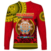 Papua New Guinea Long Sleeve Shirt Melanesian Festival 2023 LT6 - Wonder Print Shop