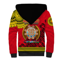 Papua New Guinea Sherpa Hoodie Melanesian Festival 2023 LT6 - Wonder Print Shop