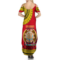 Papua New Guinea Summer Maxi Dress Melanesian Festival 2023 LT6 - Wonder Print Shop