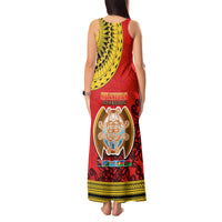 Papua New Guinea Tank Maxi Dress Melanesian Festival 2023 LT6 - Wonder Print Shop