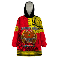 Papua New Guinea Wearable Blanket Hoodie Melanesian Festival 2023 LT6 - Wonder Print Shop