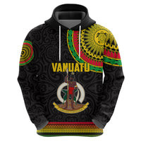 Custom Vanuatu Hoodie Polynesia Circle LT6 - Wonder Print Shop