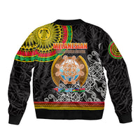 Vanuatu Sleeve Zip Bomber Jacket Melanesian Festival LT6 - Wonder Print Shop