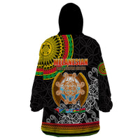 Vanuatu Wearable Blanket Hoodie Melanesian Festival LT6 - Wonder Print Shop