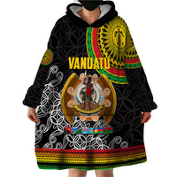 Vanuatu Wearable Blanket Hoodie Melanesian Festival LT6 - Wonder Print Shop