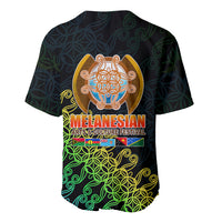 Melanesian Festival 2023 Baseball Jersey Fest'Napuan Black Style LT6 - Wonder Print Shop