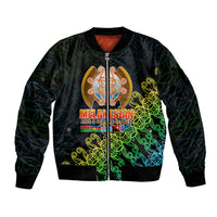 Melanesian Festival 2023 Bomber Jacket Fest'Napuan Black Style LT6 - Wonder Print Shop