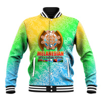 Melanesian Festival 2023 Baseball Jacket Fest'Napuan Colorful Style LT6 - Wonder Print Shop