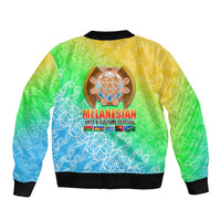 Melanesian Festival 2023 Bomber Jacket Fest'Napuan Colorful Style LT6 - Wonder Print Shop