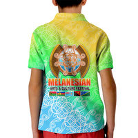 Melanesian Festival 2023 Kid Polo Shirt Fest'Napuan Colorful Style LT6 - Wonder Print Shop