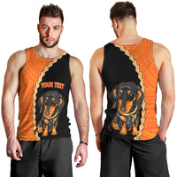 custom-dachshund-dog-men-tank-top-with-polynesian-tribal-tattoo