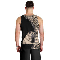 custom-pug-dog-men-tank-top-with-polynesian-tribal-tattoo
