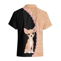 Custom Chihuahua Dog Hawaiian Shirt With Polynesian Tribal Tattoo LT6 - Wonder Print Shop