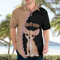 Custom Chihuahua Dog Hawaiian Shirt With Polynesian Tribal Tattoo LT6 - Wonder Print Shop
