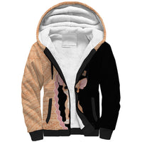 Custom Chihuahua Dog Sherpa Hoodie With Polynesian Tribal Tattoo LT6 - Wonder Print Shop
