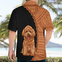 Custom Poodle Dog Hawaiian Shirt With Polynesian Tribal Tattoo LT6 - Wonder Print Shop
