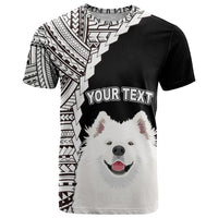 Custom Samoyed Dog T Shirt With Polynesian Tribal Tattoo LT6 - Wonder Print Shop
