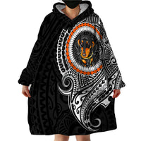 Polynesian Dachshund Dog Wearable Blanket Hoodie Dog In My Heart LT6 - Wonder Print Shop