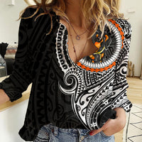 Polynesian Dachshund Dog Women Casual Shirt Dog In My Heart LT6 - Wonder Print Shop