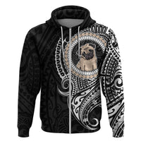 Polynesian Pug Dog Hoodie Dog In My Heart LT6 - Wonder Print Shop
