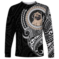Polynesian Pug Dog Long Sleeve Shirt Dog In My Heart LT6 - Wonder Print Shop