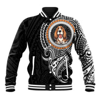 Polynesian Basset Hound Dog Baseball Jacket Dog In My Heart LT6 - Wonder Print Shop