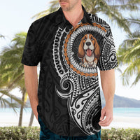 Polynesian Basset Hound Dog Hawaiian Shirt Dog In My Heart LT6 - Wonder Print Shop