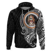 Polynesian Basset Hound Dog Hoodie Dog In My Heart LT6 - Wonder Print Shop