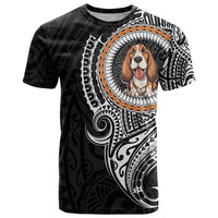 Polynesian Basset Hound Dog T Shirt Dog In My Heart LT6 - Wonder Print Shop