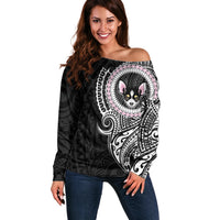 Polynesian Chihuahua Dog Off Shoulder Sweater Dog In My Heart LT6 - Wonder Print Shop