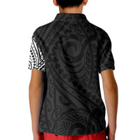 Polynesian Pitbull Dog Kid Polo Shirt Dog In My Heart LT6 - Wonder Print Shop