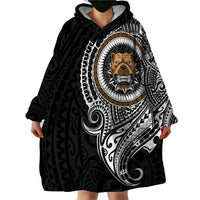 Polynesian Pitbull Dog Wearable Blanket Hoodie Dog In My Heart LT6 - Wonder Print Shop