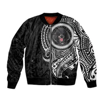 Polynesian Poodle Dog Bomber Jacket Dog In My Heart LT6 - Wonder Print Shop