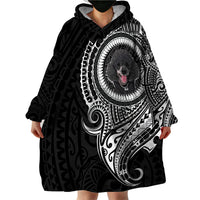 Polynesian Poodle Dog Wearable Blanket Hoodie Dog In My Heart LT6 - Wonder Print Shop