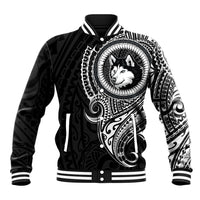 Polynesian Husky Dog Baseball Jacket Dog In My Heart LT6 - Wonder Print Shop